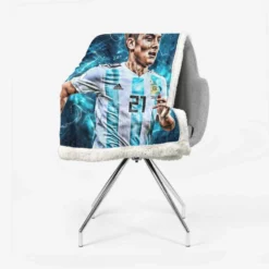 Paulo Dybala fit sports Player Sherpa Fleece Blanket 2