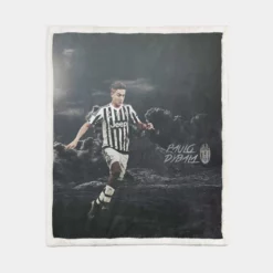 Paulo Dybala gracious Footballer Player Sherpa Fleece Blanket 1