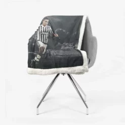 Paulo Dybala gracious Footballer Player Sherpa Fleece Blanket 2