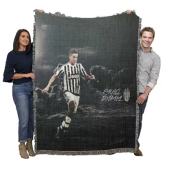 Paulo Dybala gracious Footballer Player Woven Blanket