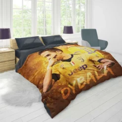 Paulo Dybala hardworking sports Player Duvet Cover 1