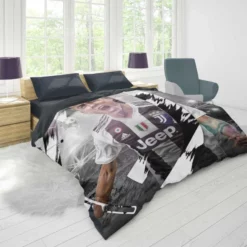 Paulo Dybala improving sports Player Duvet Cover 1