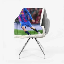 Pedri Exciting Barcelona Football Player Sherpa Fleece Blanket 2