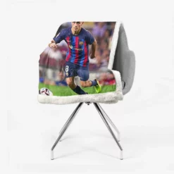 Pedri La Liga Football Player Sherpa Fleece Blanket 2