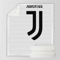 Persistent Football Club Juventus Logo Sherpa Fleece Blanket