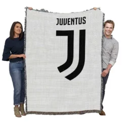 Persistent Football Club Juventus Logo Woven Blanket