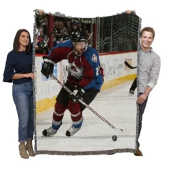 Peter Forsberg Excellent NHL Hockey Player Woven Blanket