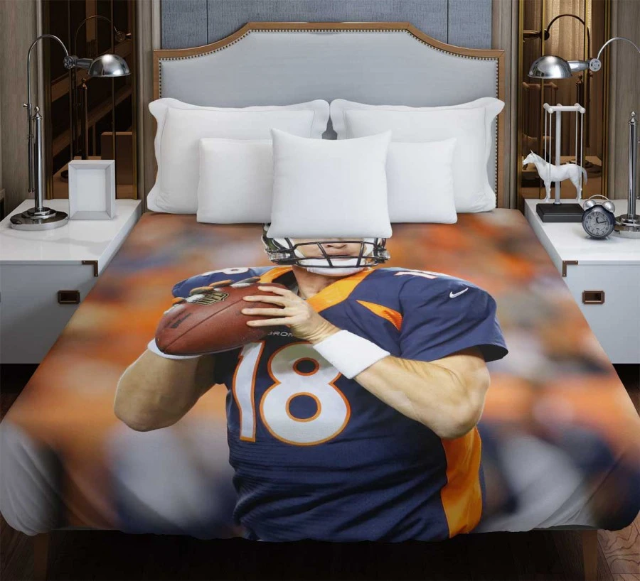 Peyton Manning Excellent NFL Football Player Duvet Cover