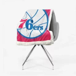 Philadelphia 76ers American Professional Basketball Team Sherpa Fleece Blanket 2