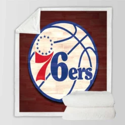 Philadelphia 76ers Excellent NBA Basketball Team Sherpa Fleece Blanket
