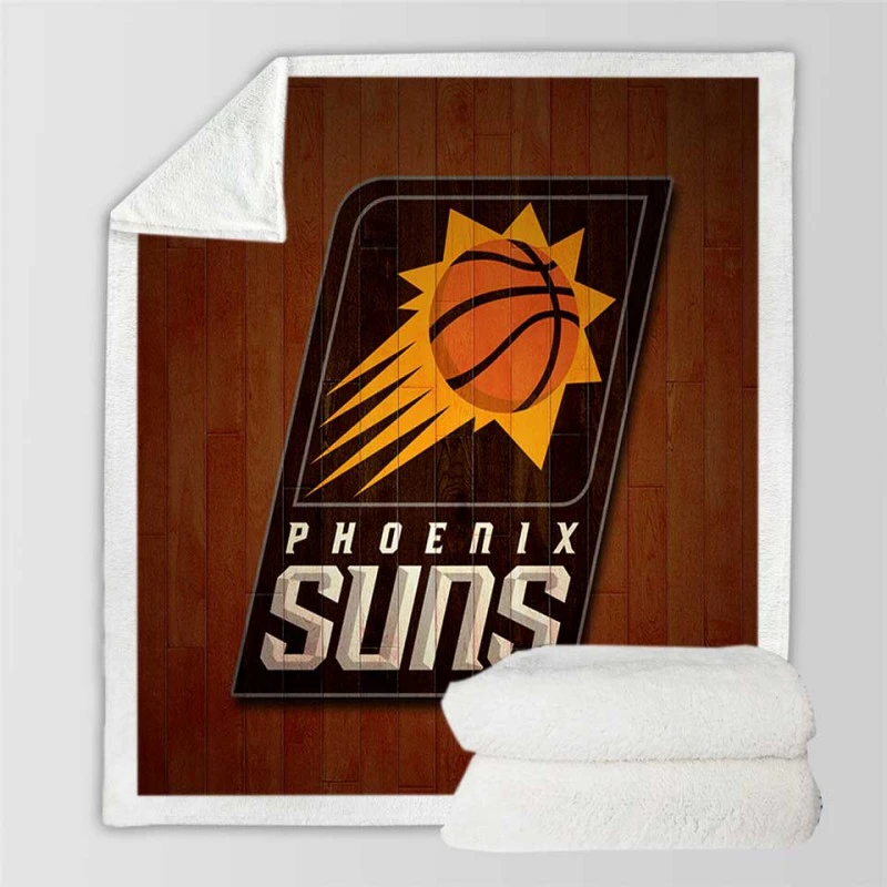 Phoenix Suns Professional NBA Basketball Club Sherpa Fleece Blanket