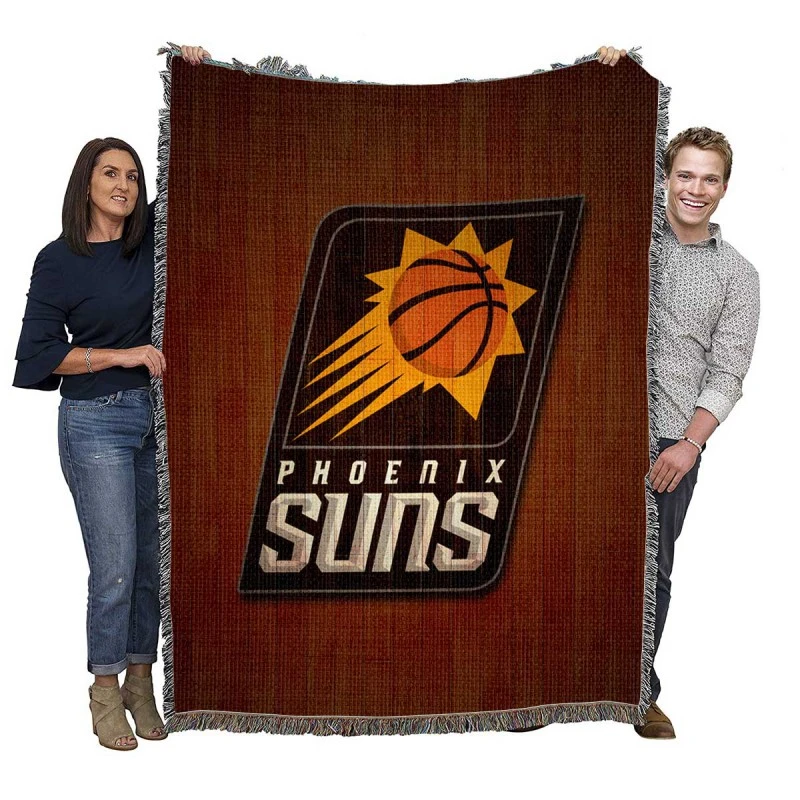 Phoenix Suns Professional NBA Basketball Club Woven Blanket