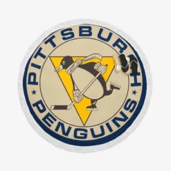 Pittsburgh Penguins NHL hockey Round Beach Towel