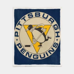 Pittsburgh Penguins NHL hockey Sherpa Fleece Blanket 1