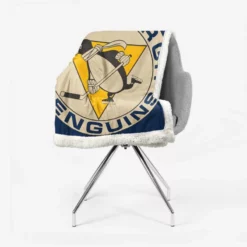 Pittsburgh Penguins NHL hockey Sherpa Fleece Blanket 2