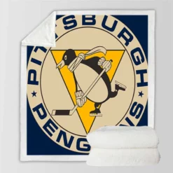 Pittsburgh Penguins NHL hockey Sherpa Fleece Blanket