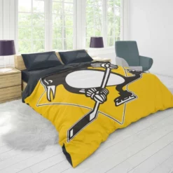 Pittsburgh Penguins Popular NHL Club Duvet Cover 1