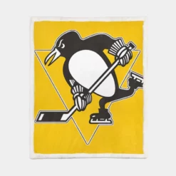 Pittsburgh Penguins Popular NHL Club Sherpa Fleece Blanket 1