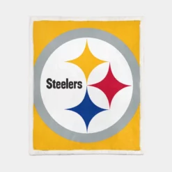 Pittsburgh Steelers Exciting NFL Club Sherpa Fleece Blanket 1