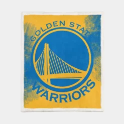 Popular American Basketball team Golden State Warriors Sherpa Fleece Blanket 1