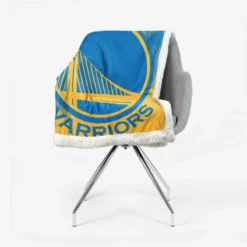 Popular American Basketball team Golden State Warriors Sherpa Fleece Blanket 2