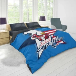 Popular American Hockey Team Washington Capitals Duvet Cover 1