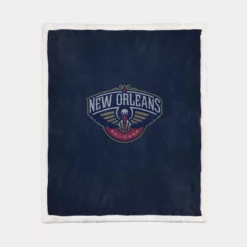 Popular American NBA Club New Orleans Pelicans Sherpa Fleece Blanket 1