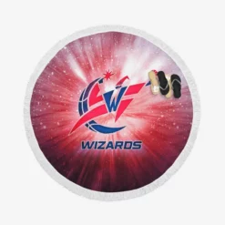 Popular American NBA Team Washington Wizards Round Beach Towel