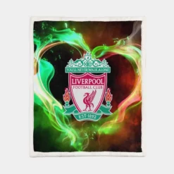 Popular British Football Club Liverpool FC Sherpa Fleece Blanket 1