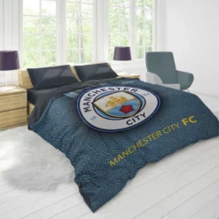 Popular England Soccer Club Manchester City Logo Duvet Cover 1