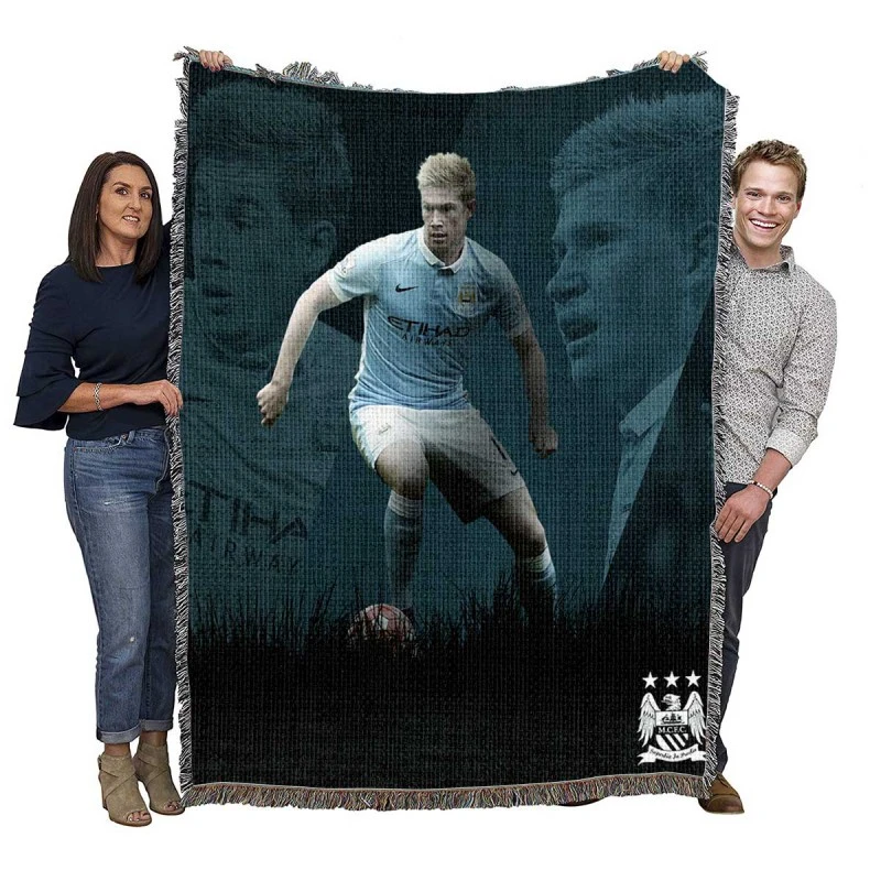 Popular Football Player Kevin De Bruyne Woven Blanket