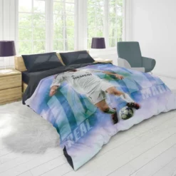 Popular Footballer Zinedine Zidane Duvet Cover 1