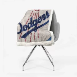 Popular MLB Baseball Club Los Angeles Dodgers Sherpa Fleece Blanket 2