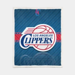 Popular NBA Basketball Club Los Angeles Clippers Sherpa Fleece Blanket 1