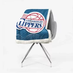 Popular NBA Basketball Club Los Angeles Clippers Sherpa Fleece Blanket 2