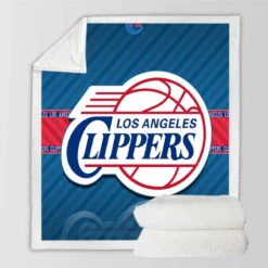 Popular NBA Basketball Club Los Angeles Clippers Sherpa Fleece Blanket