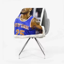 Popular NBA Basketball Player Derrick Rose Sherpa Fleece Blanket 2