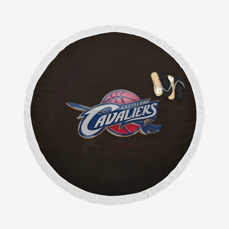 Popular NBA Basketball Team Cleveland Cavaliers Round Beach Towel