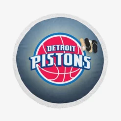 Popular NBA Basketball Team Detroit Pistons Round Beach Towel