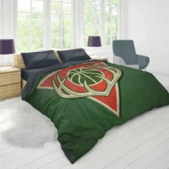 Popular NBA Basketball Team Milwaukee Bucks Duvet Cover 1