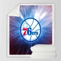 Popular NBA Basketball Team Philadelphia 76ers Sherpa Fleece Blanket