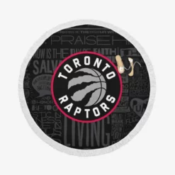 Popular NBA Basketball Team Toronto Raptors Round Beach Towel