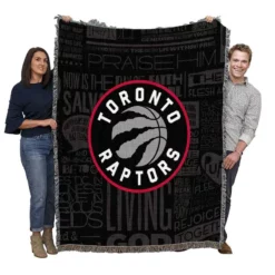 Popular NBA Basketball Team Toronto Raptors Woven Blanket