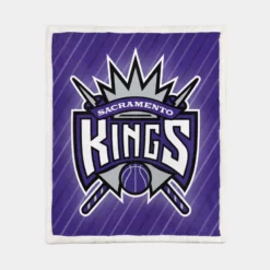 Popular NBA Team Sacramento Kings Sherpa Fleece Blanket 1