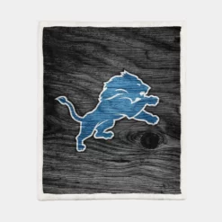 Popular NFL American Football Team Detroit Lions Sherpa Fleece Blanket 1