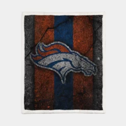 Popular NFL Club Denver Broncos Sherpa Fleece Blanket 1