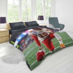 Popular NFL Football Player Patrick Mahomed Duvet Cover 1