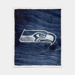 Popular NFL Team Seattle Seahawks Sherpa Fleece Blanket 1