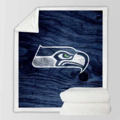 Popular NFL Team Seattle Seahawks Sherpa Fleece Blanket