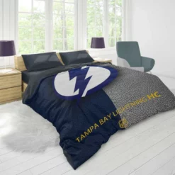 Popular NHL Hockey Club Tampa Bay Lightning Duvet Cover 1